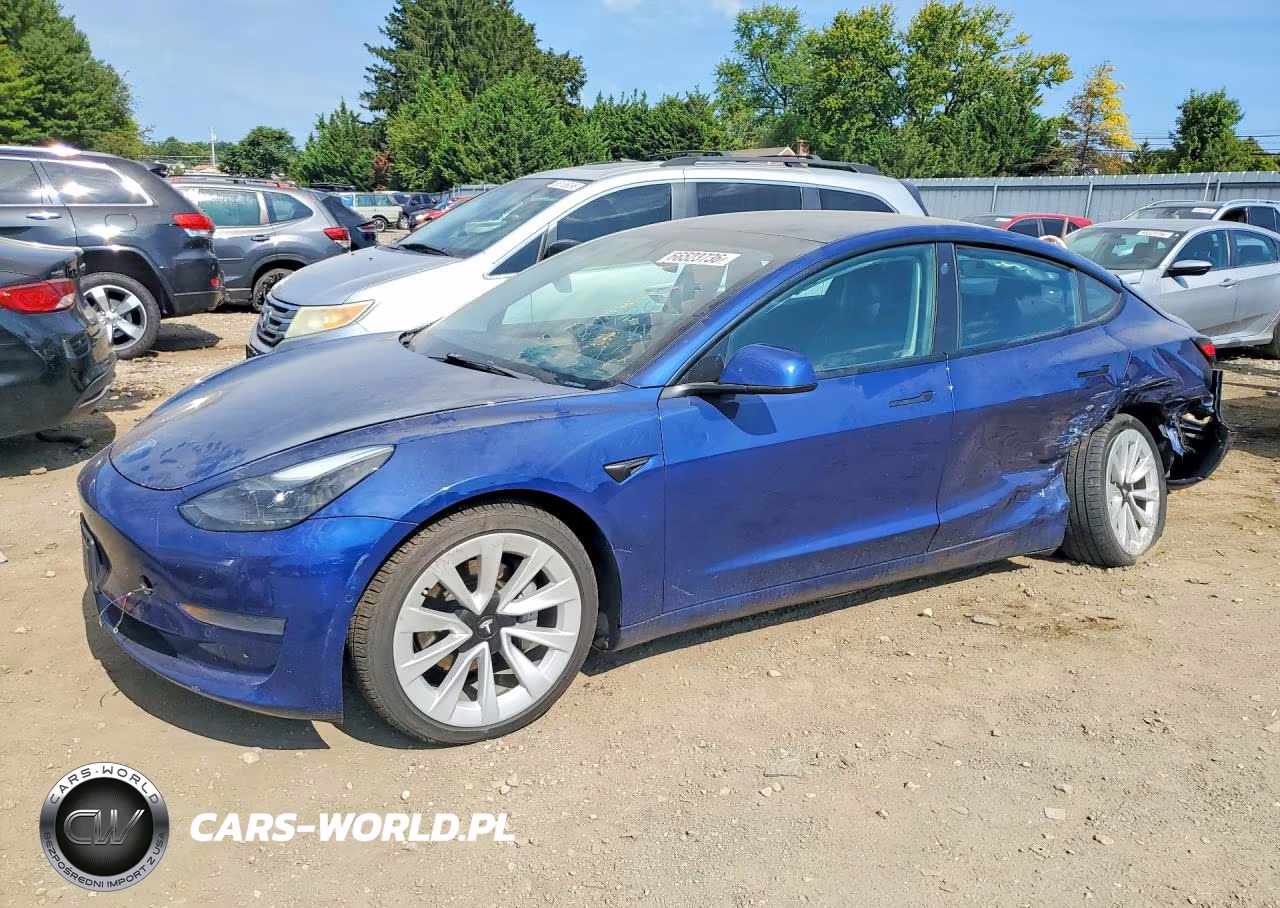 2022 Tesla Model 3 VIN:5YJ3E1EA5NF291125 - 1