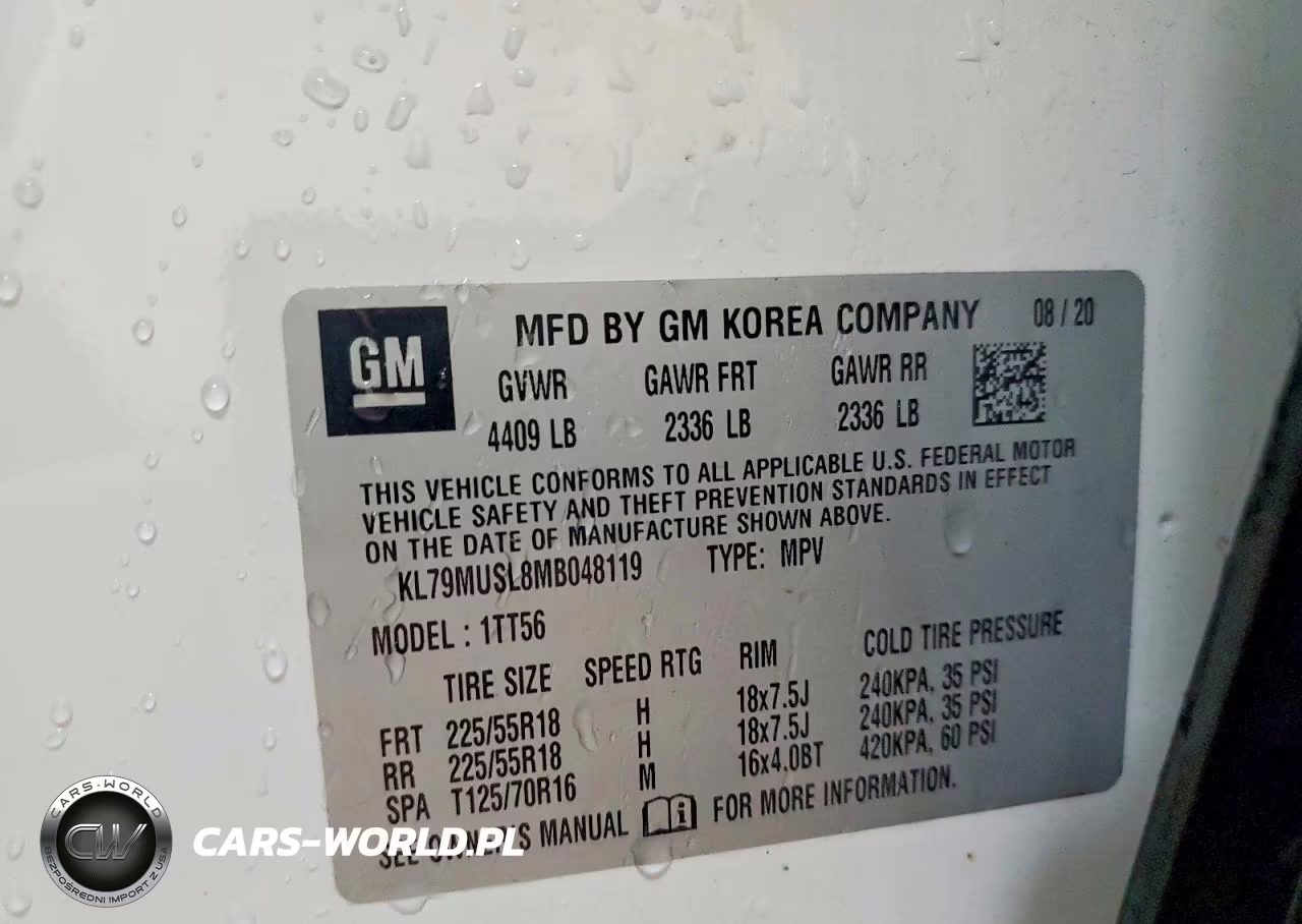 2021 Chevrolet Trailblazer Rs VIN:KL79MUSL8MB048119 - 14