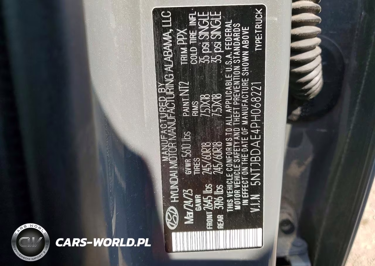 2023 Hyundai Santa Cruz Sel VIN:5NTJBDAE4PH068221 - 12