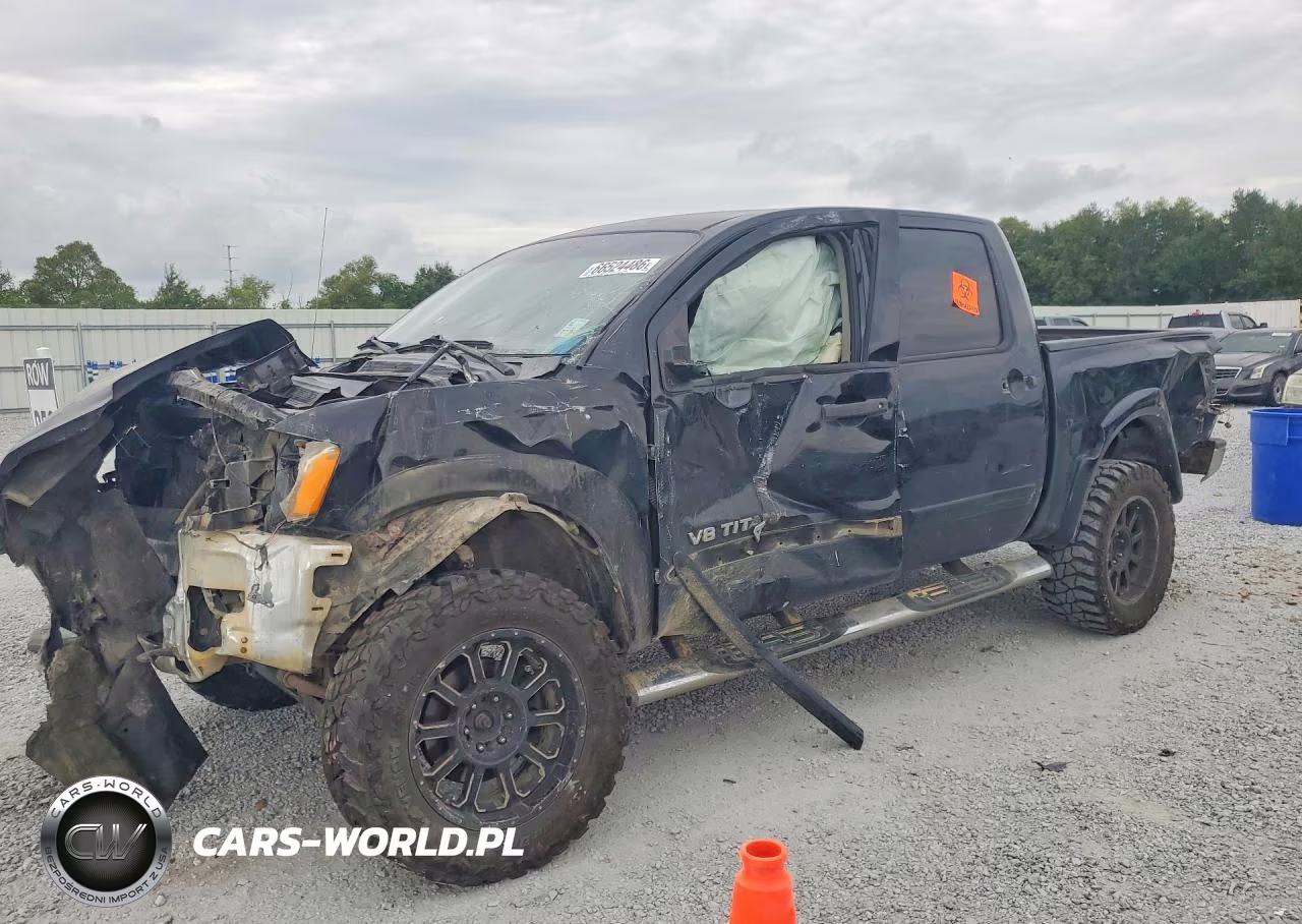 2012 Nissan Titan Sv VIN:1N6BA0EC7CN326245 - 1