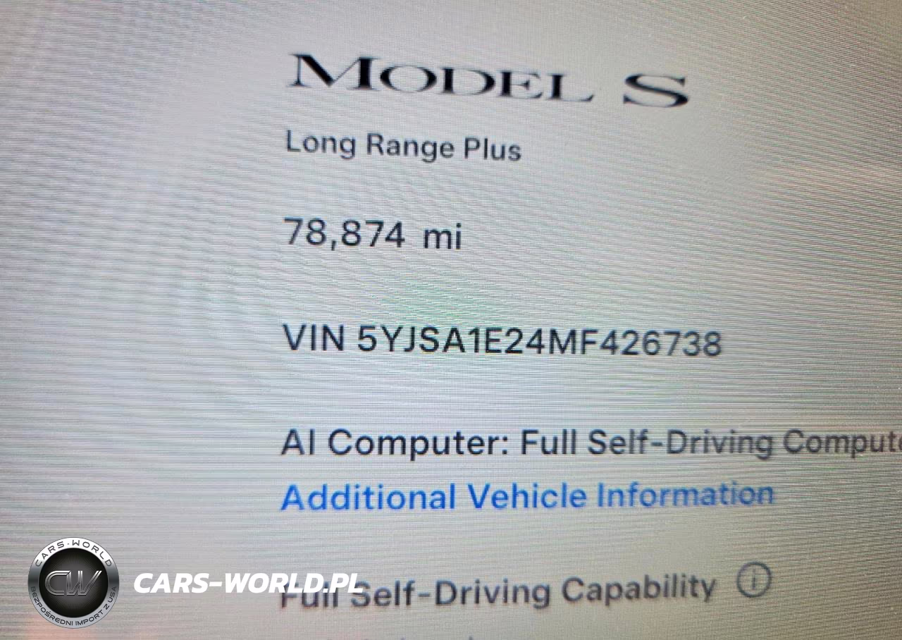 2021 Tesla Model S VIN:5YJSA1E24MF426738 - 9