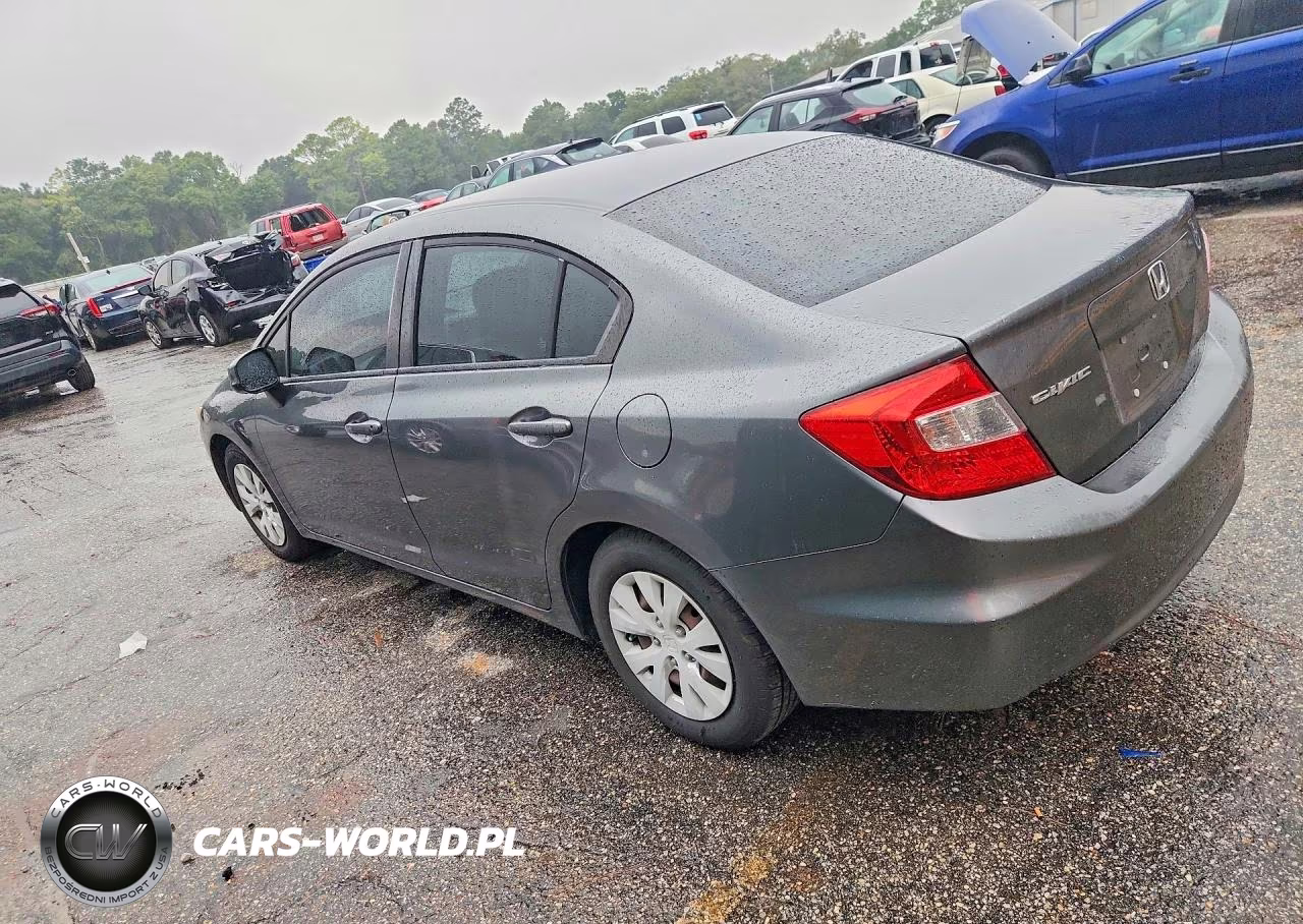 2012 Honda Civic Lx VIN:19XFB2F51CE038545 - 2