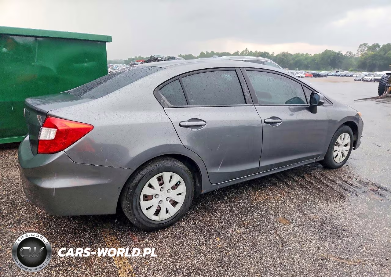 2012 Honda Civic Lx VIN:19XFB2F51CE038545 - 3