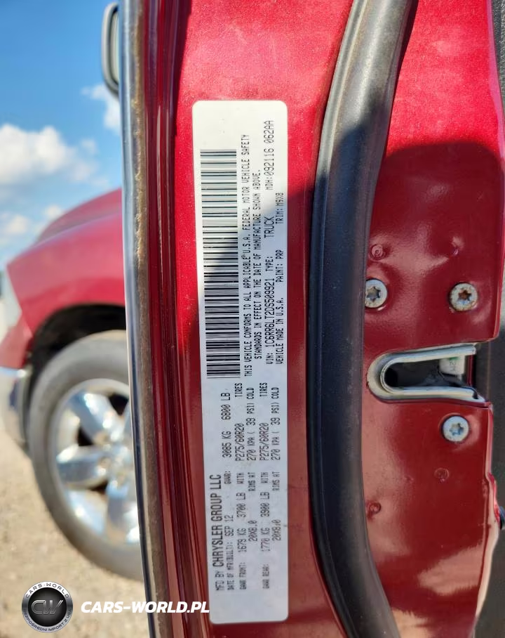 2013 Ram Ram Pickup 1500 VIN:1C6RR6LT2DS509921 - 12