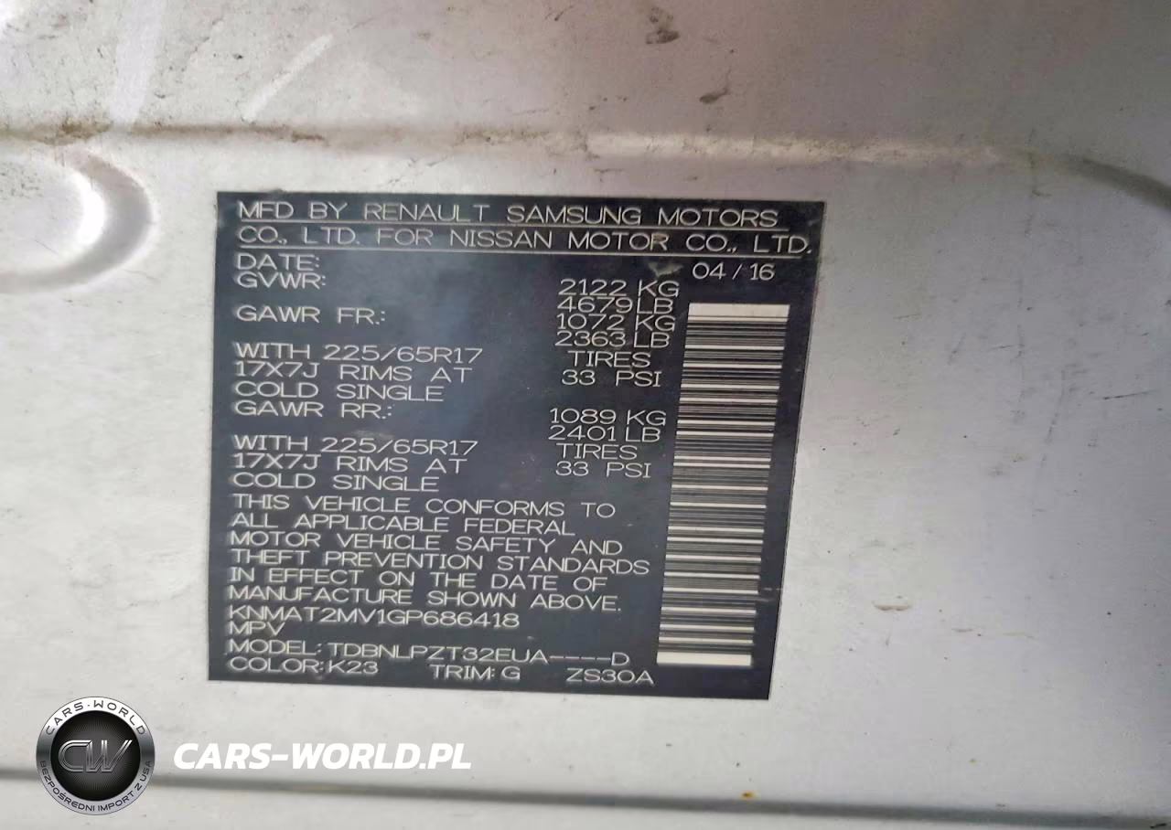 2016 Nissan Rogue S VIN:KNMAT2MV1GP686418 - 14