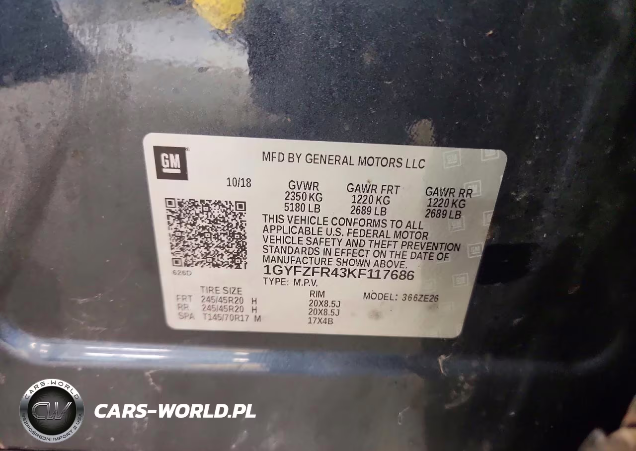2019 Cadillac Xt4 Sport VIN:1GYFZFR43KF117686 - 13