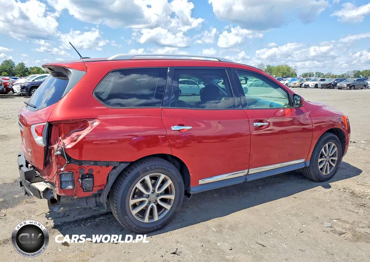 2015 Nissan Pathfinder Sl VIN:5N1AR2MM5FC627637 - 3
