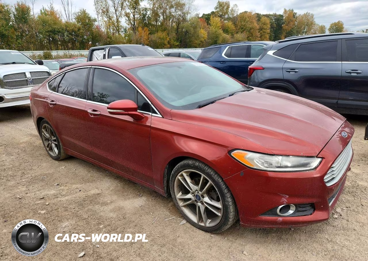 2014 Ford Fusion Titanium VIN:3FA6P0K91ER290568 - 4