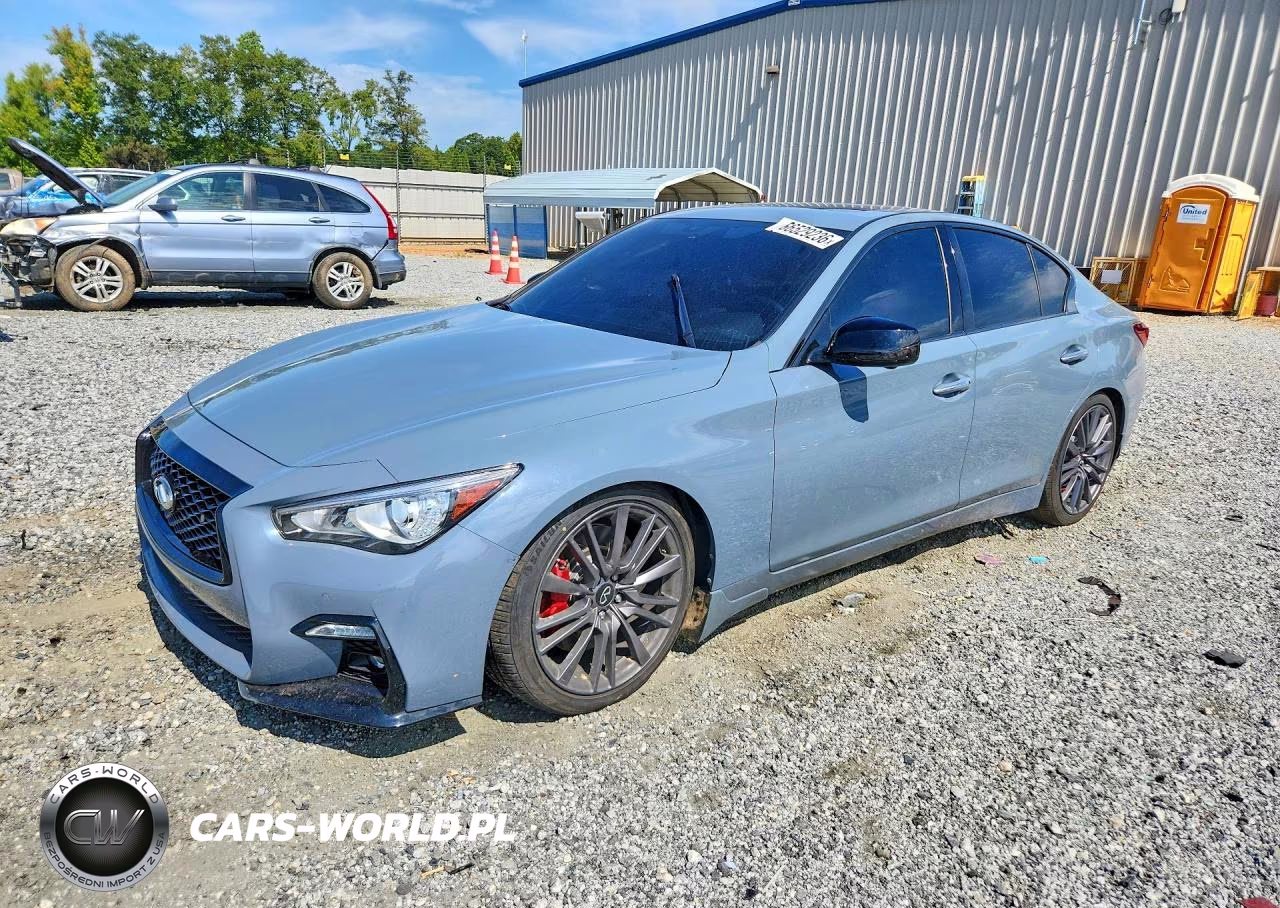 2023 Infiniti Q50 Red Sport 400 VIN:JN1FV7DR4PM590724 - 1