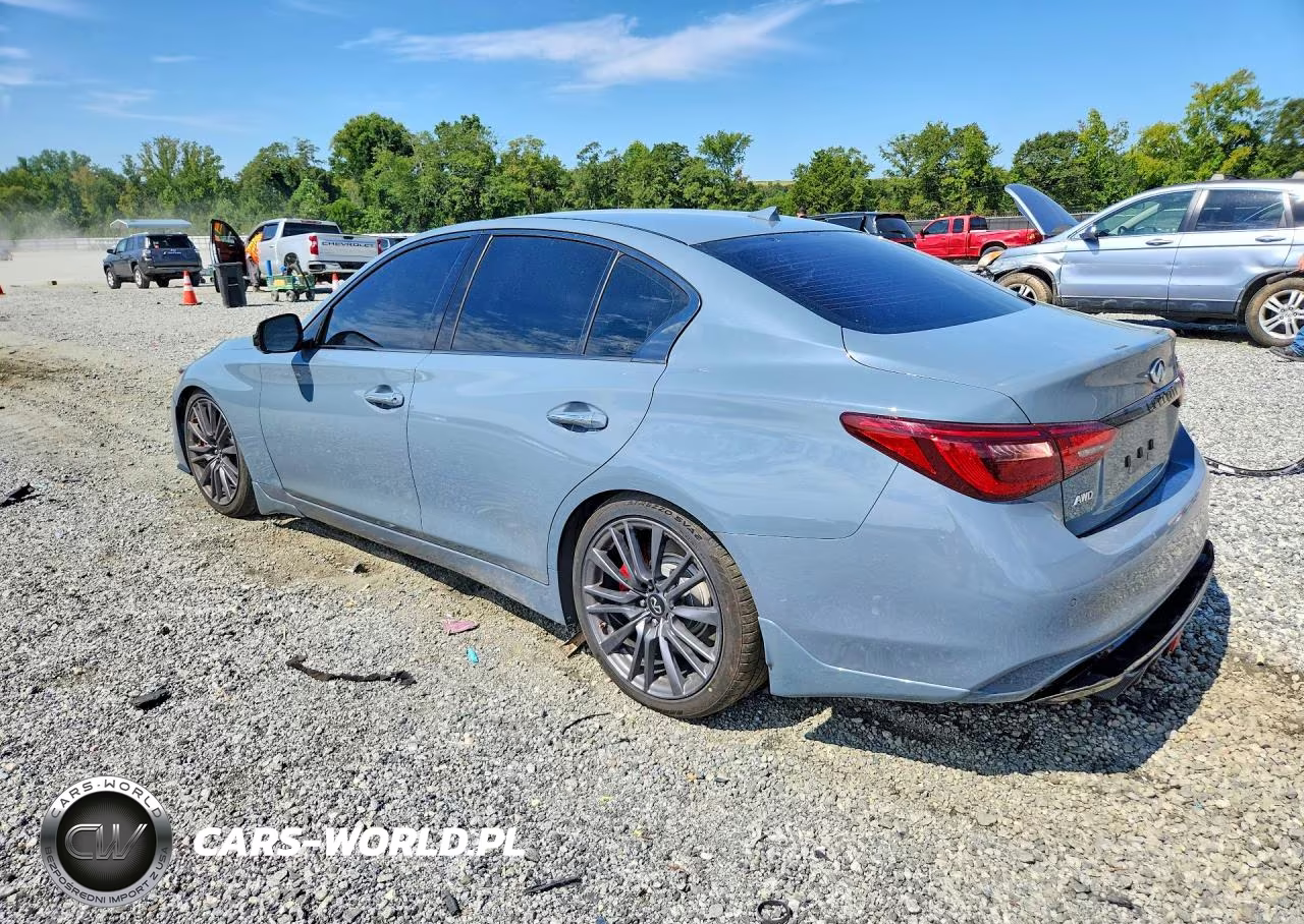 2023 Infiniti Q50 Red Sport 400 VIN:JN1FV7DR4PM590724 - 2