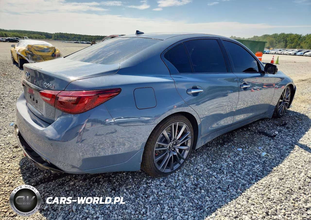2023 Infiniti Q50 Red Sport 400 VIN:JN1FV7DR4PM590724 - 3
