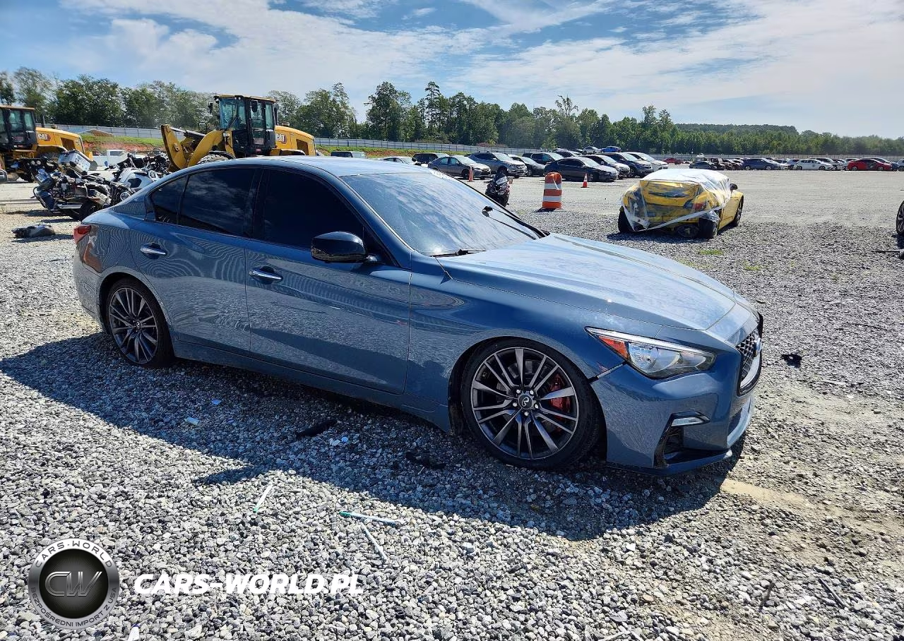 2023 Infiniti Q50 Red Sport 400 VIN:JN1FV7DR4PM590724 - 4