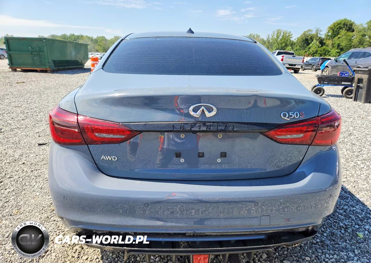 2023 Infiniti Q50 Red Sport 400 VIN:JN1FV7DR4PM590724 - 6