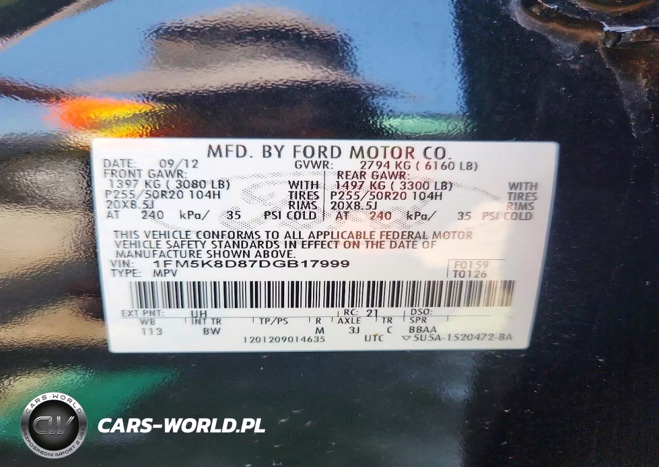2013 Ford Explorer Xlt VIN:1FM5K8D87DGB17999 - 13