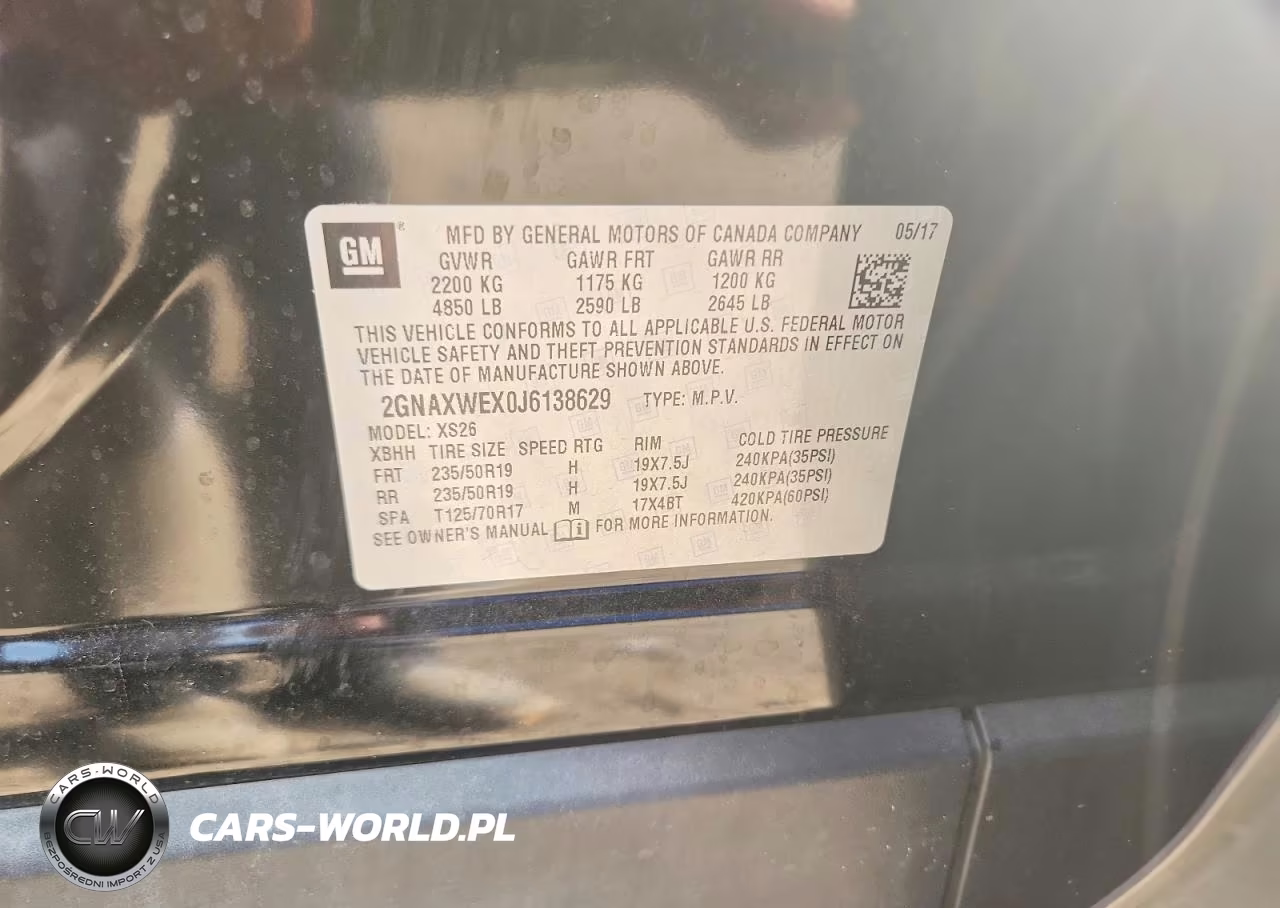 2018 Chevrolet Equinox Premier VIN:2GNAXWEX0J6138629 - 13