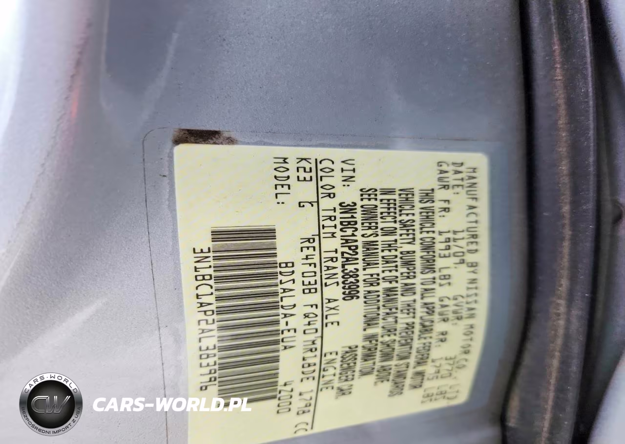 2010 Nissan Versa 1.8 S VIN:3N1BC1AP2AL383996 - 12