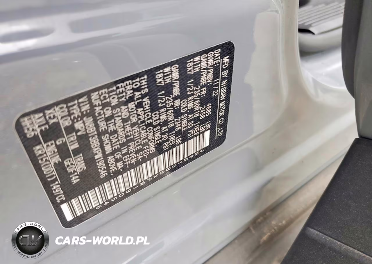 2023 Nissan Rogue Sv VIN:JN8BT3BBXPW190546 - 14