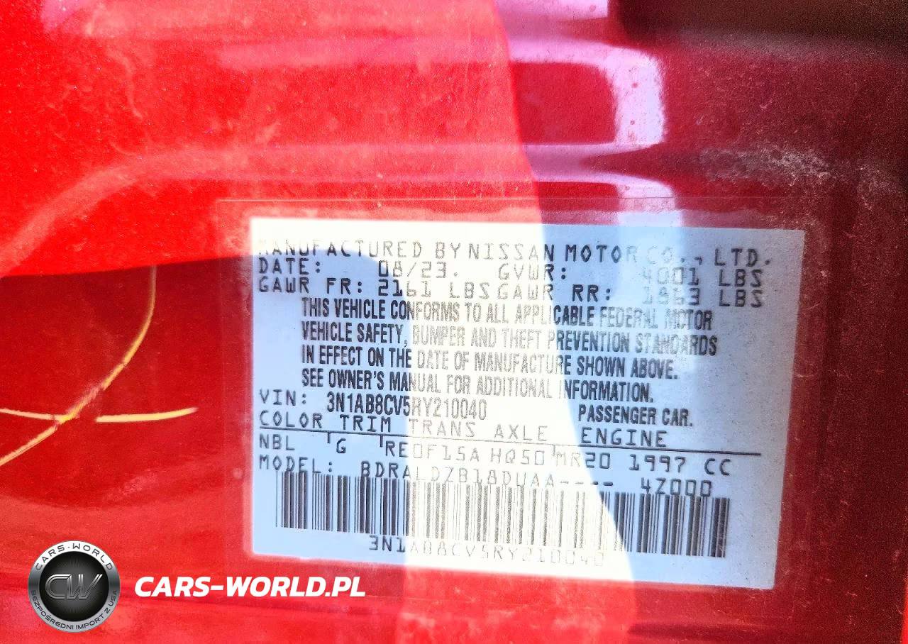 2024 Nissan Sentra Sv VIN:3N1AB8CV5RY210040 - 13