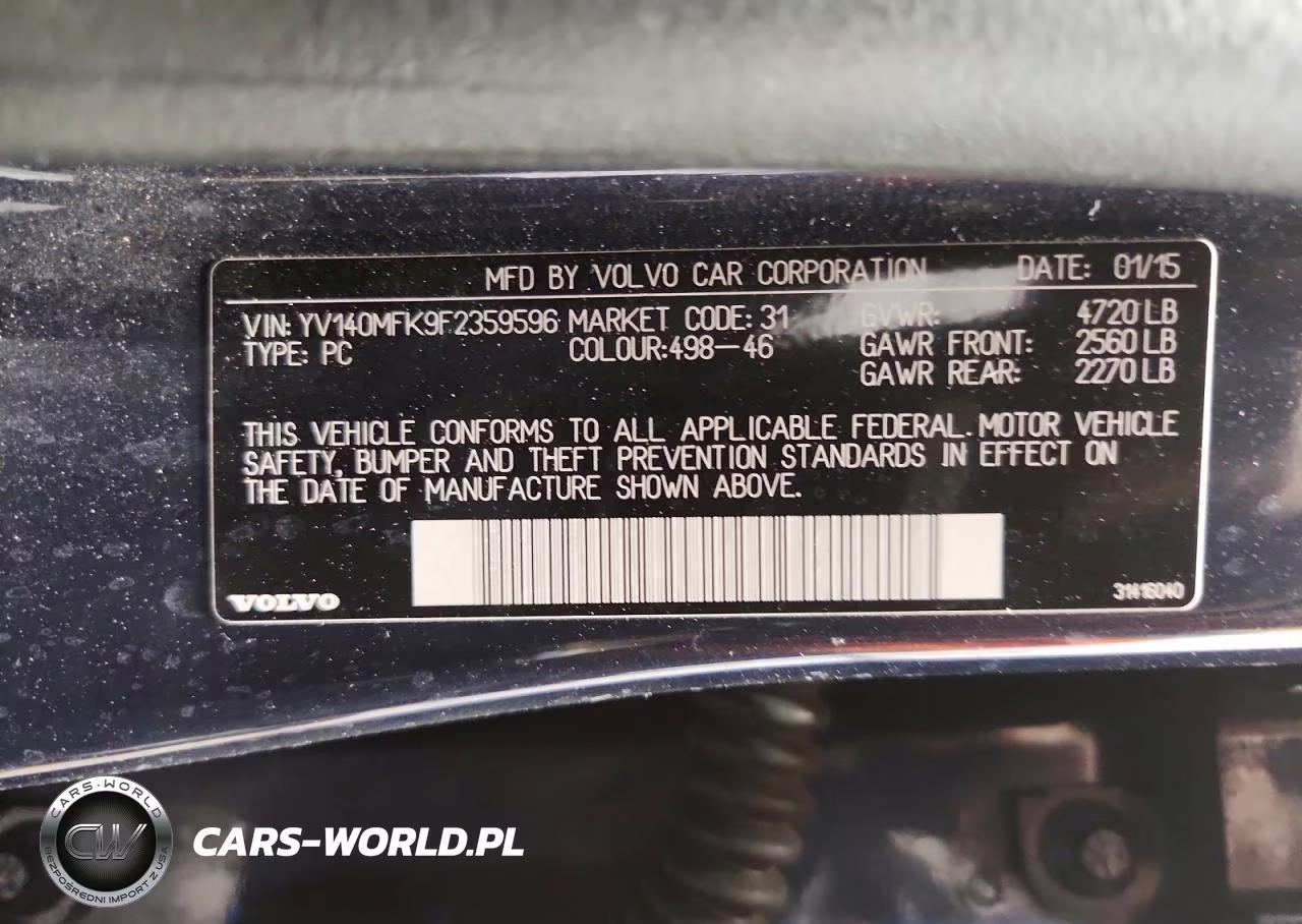 2015 Volvo S60 Premier VIN:YV140MFK9F2359596 - 12