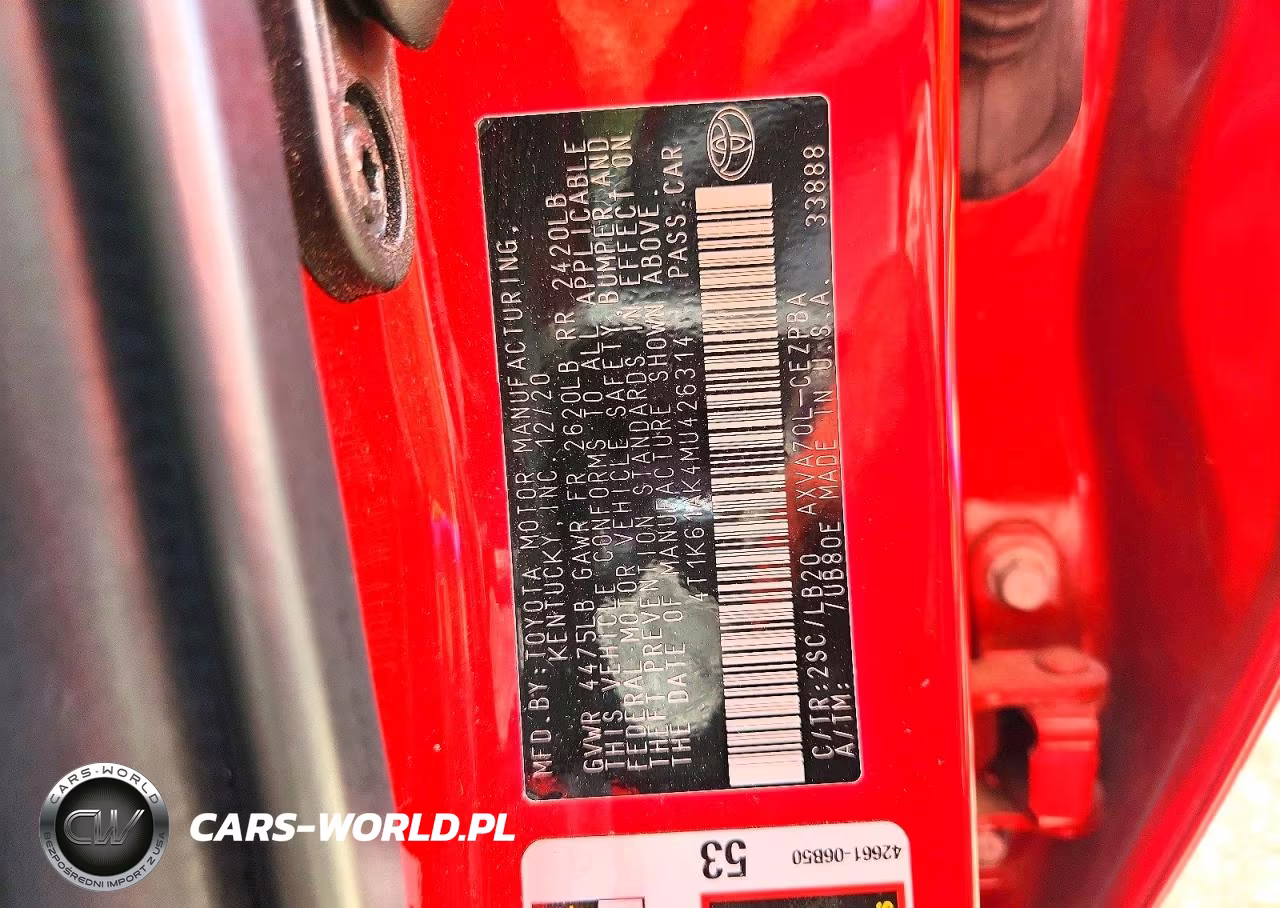 2021 Toyota Camry Xse VIN:4T1K61AK4MU426314 - 12