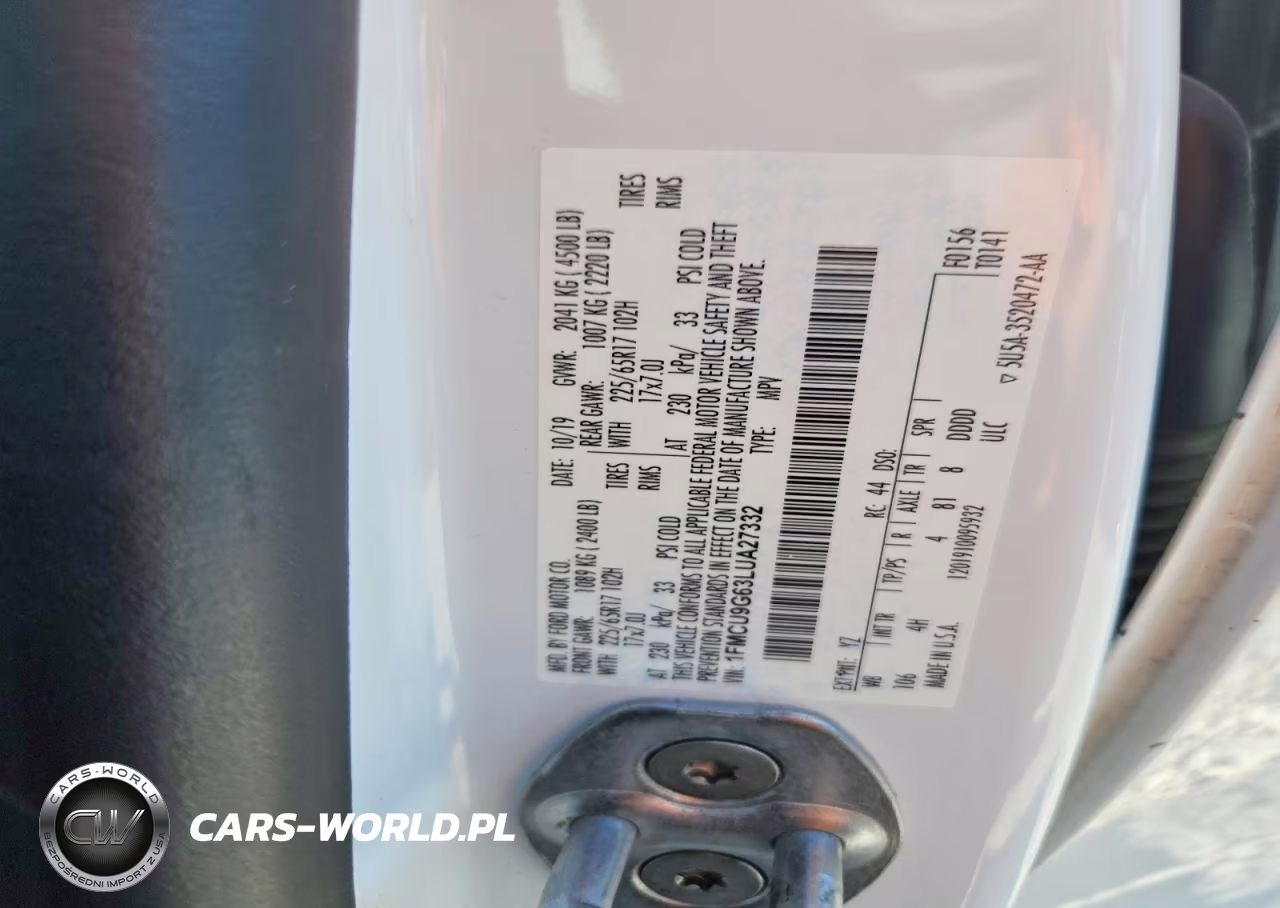 2020 Ford Escape Se VIN:1FMCU9G63LUA27332 - 13