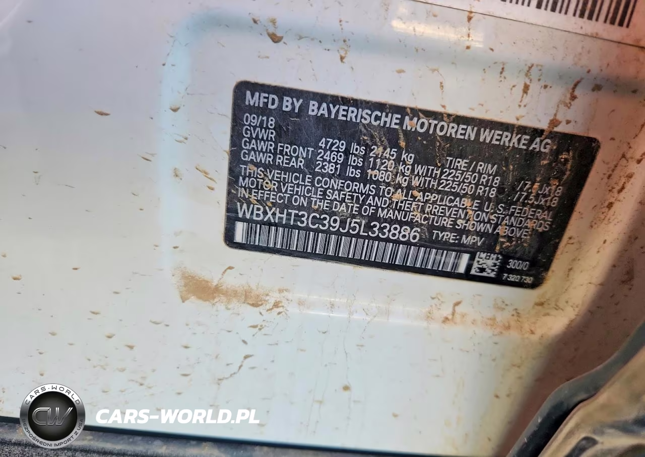 2018 BMW X1 xDrive28I VIN:WBXHT3C39J5L33886 - 12
