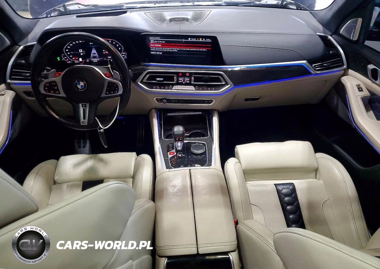 2021 BMW X5 M VIN:5YMJU0C03M9F17146 - 8