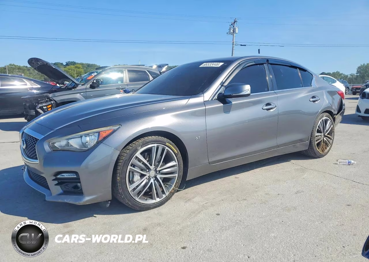 2014 Infiniti Q50 Sport VIN:JN1BV7AP6EM677720 - 1