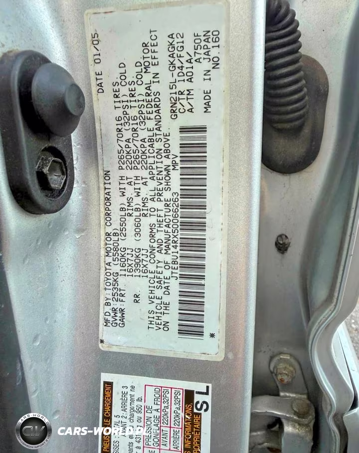 2005 Toyota 4Runner Sr5 VIN:JTEBU14RX50066263 - 14