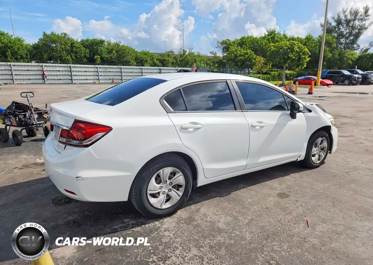 2014 Honda Civic Lx VIN:19XFB2F55EE034050 - 3