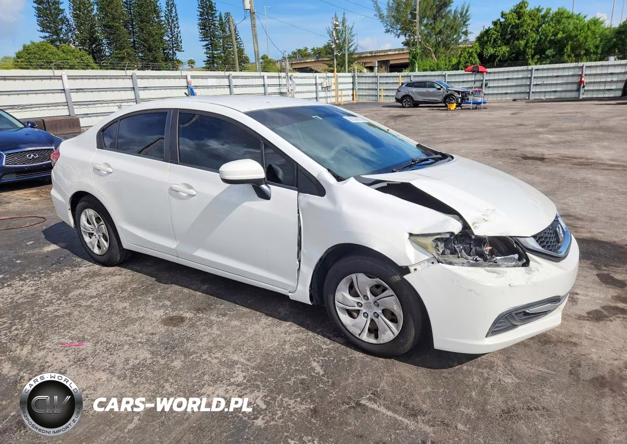 2014 Honda Civic Lx VIN:19XFB2F55EE034050 - 4