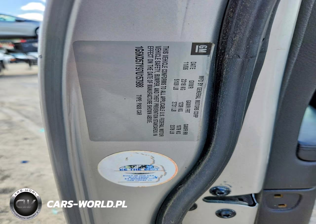 2007 Cadillac Dts VIN:1G6KD57Y97U157988 - 12