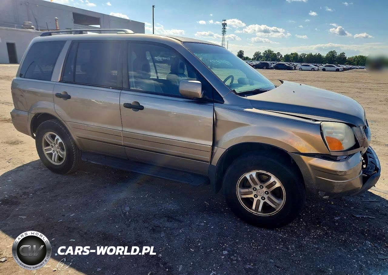 2003 Honda Pilot Exl VIN:2HKYF18723H617111 - 4