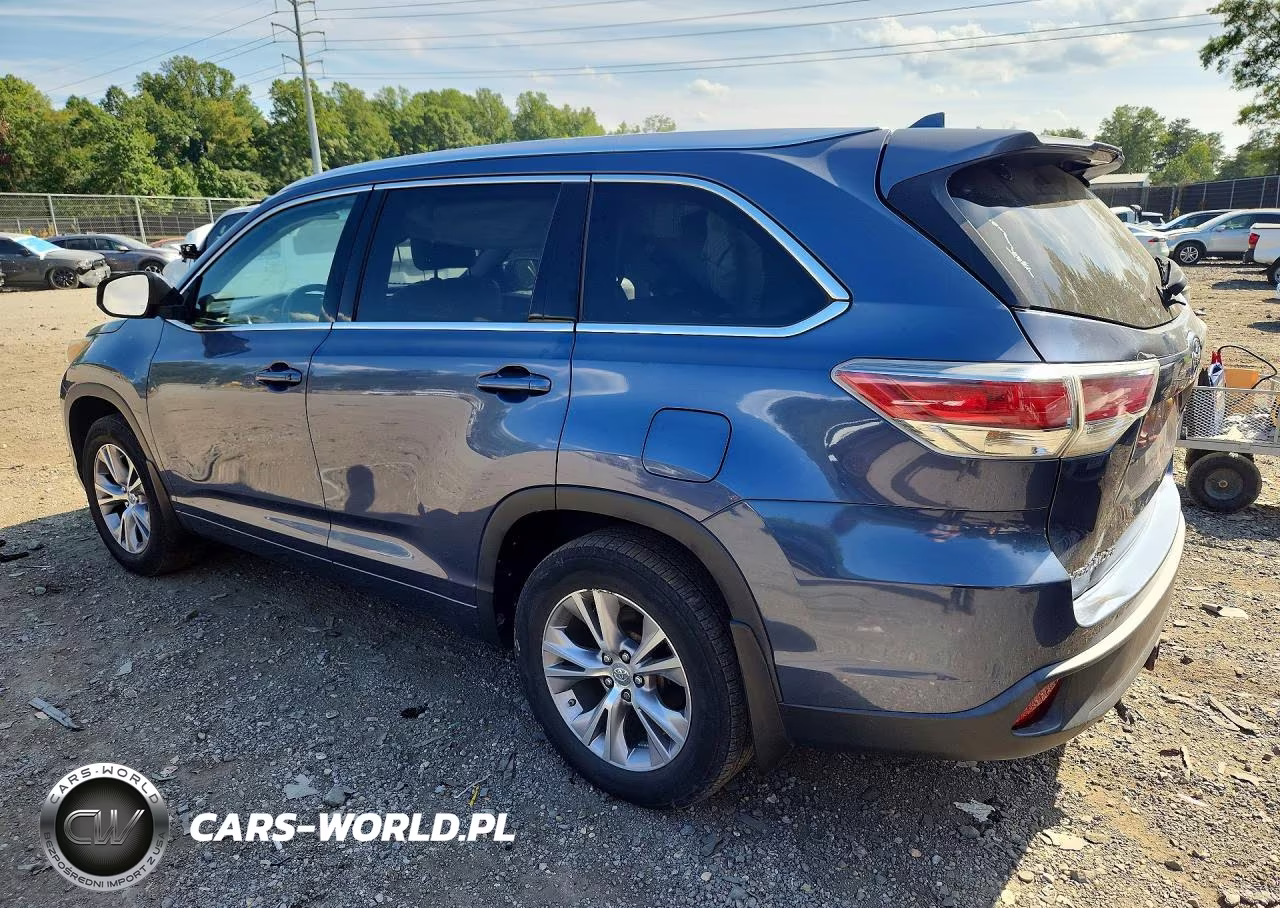 2015 Toyota Highlander Xle VIN:5TDJKRFH8FS072697 - 2