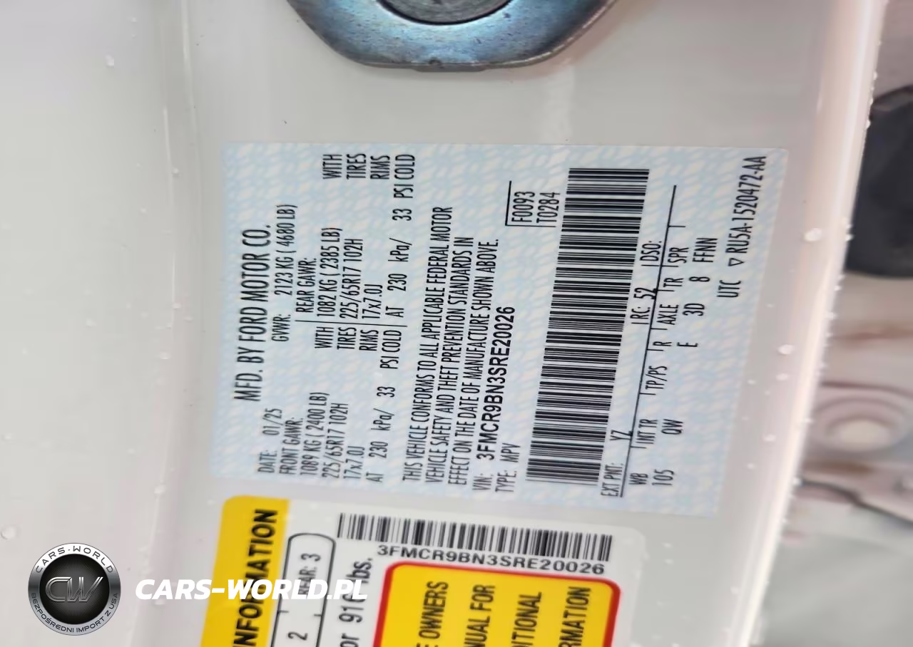 2025 Ford Bronco Sport Big Bend VIN:3FMCR9BN3SRE20026 - 13