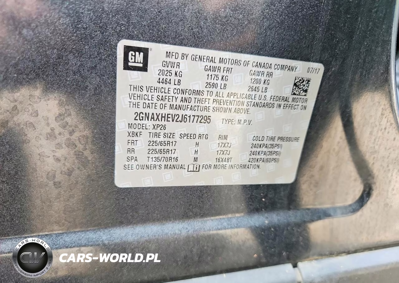 2018 Chevrolet Equinox Ls VIN:2GNAXHEV2J6177295 - 13