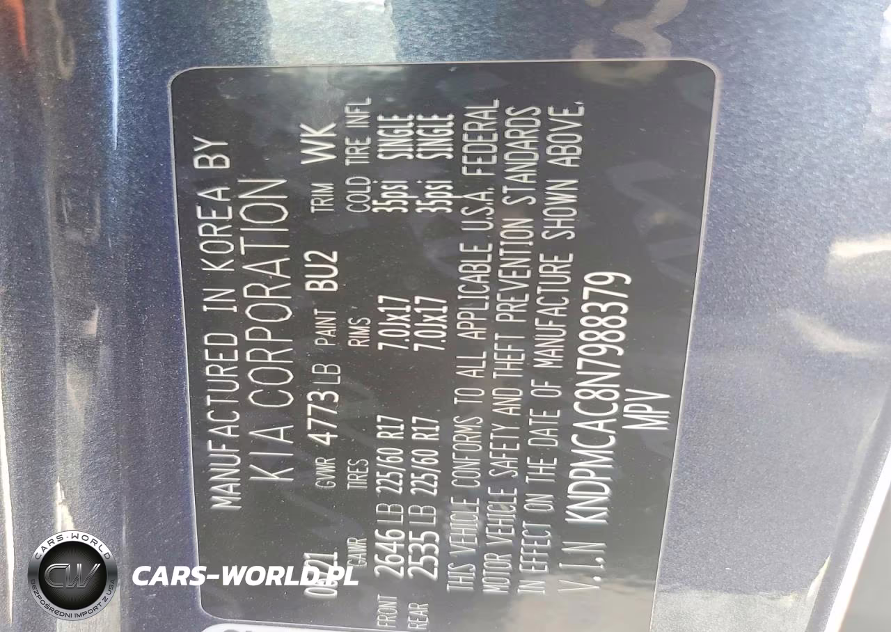 2022 Kia Sportage Lx VIN:KNDPMCAC8N7988379 - 14