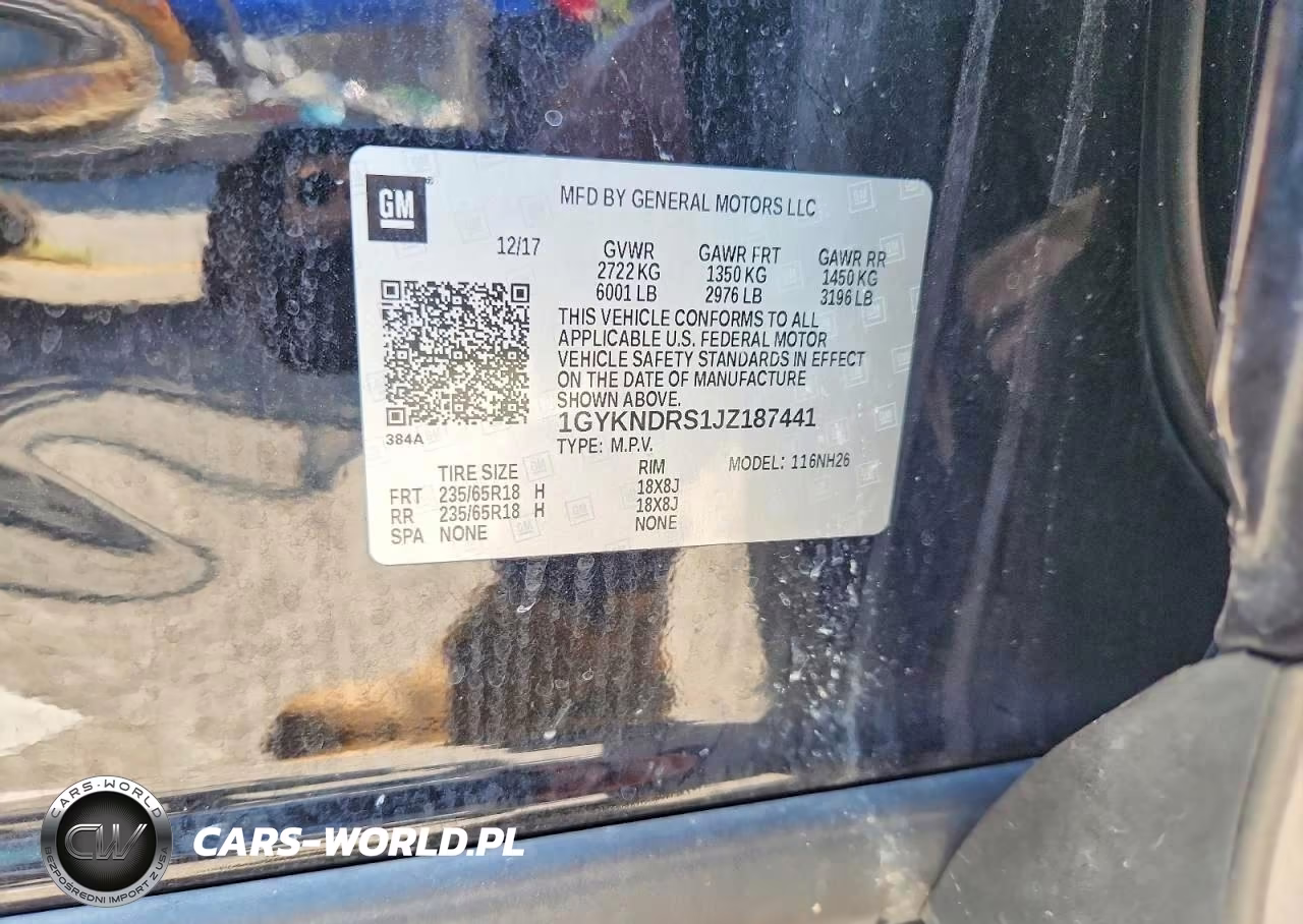 2018 Cadillac Xt5 Luxury VIN:1GYKNDRS1JZ187441 - 12