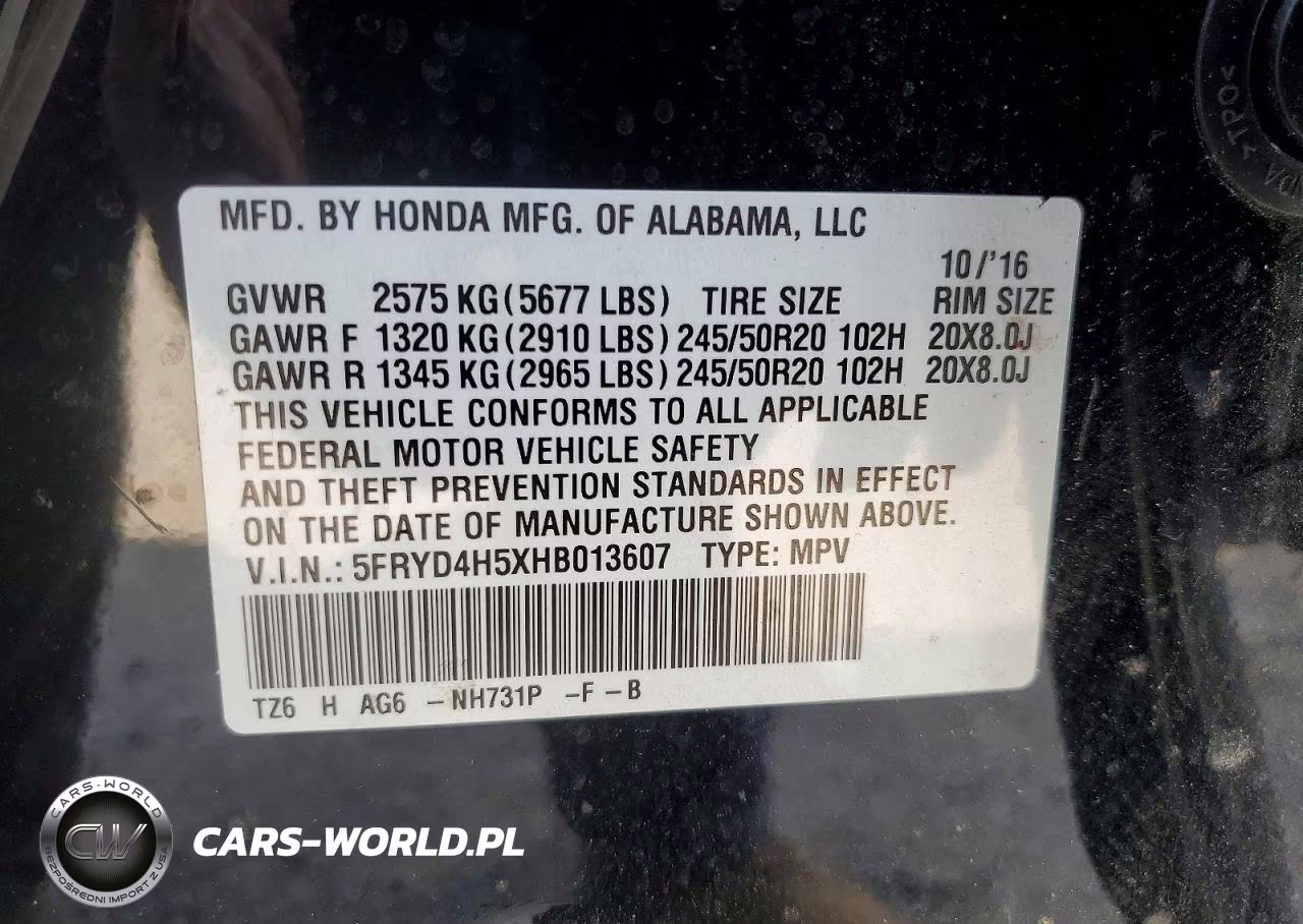 2017 Acura Mdx Technology VIN:5FRYD4H5XHB013607 - 13