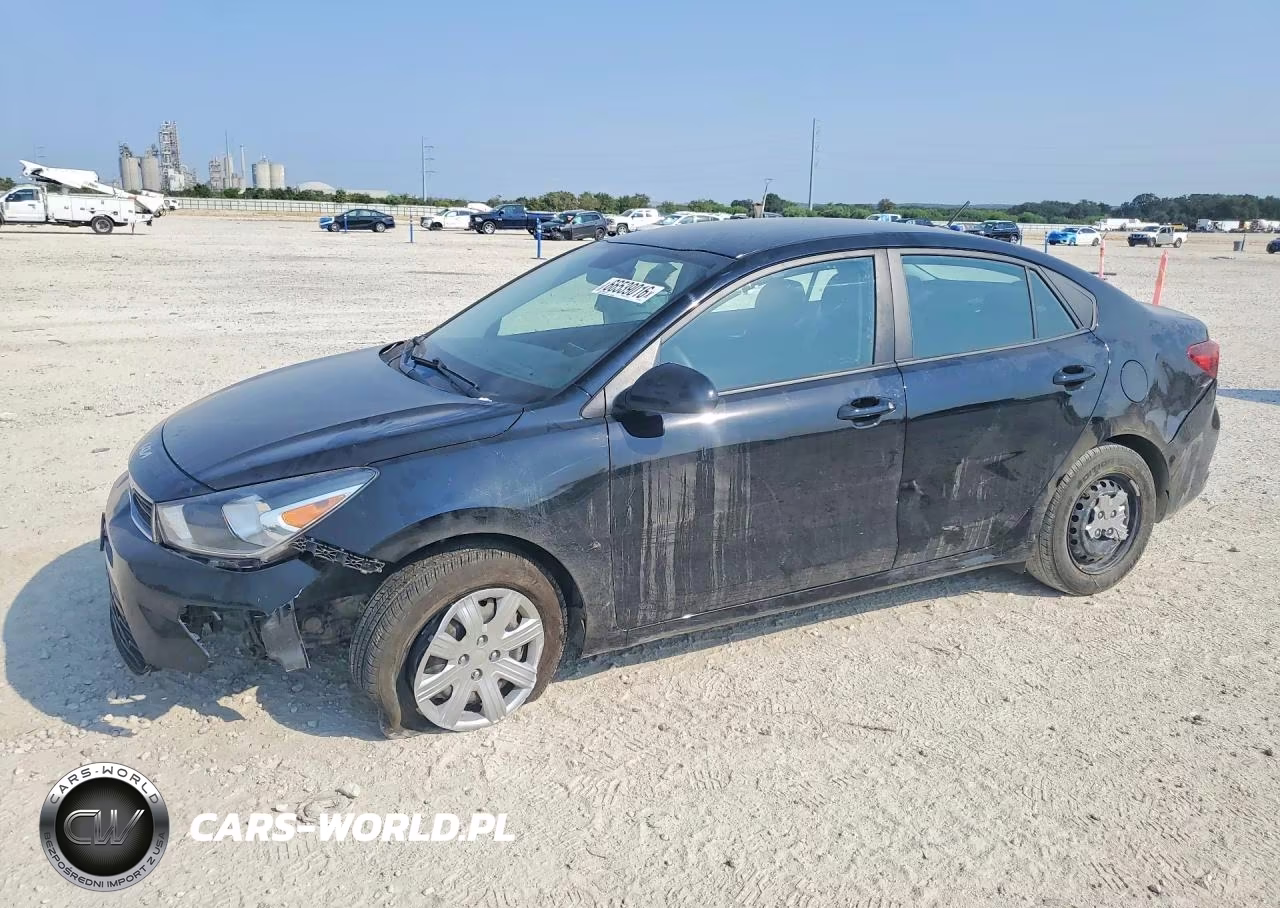 2022 Kia Rio Lx VIN:3KPA24AD0NE444971 - 1