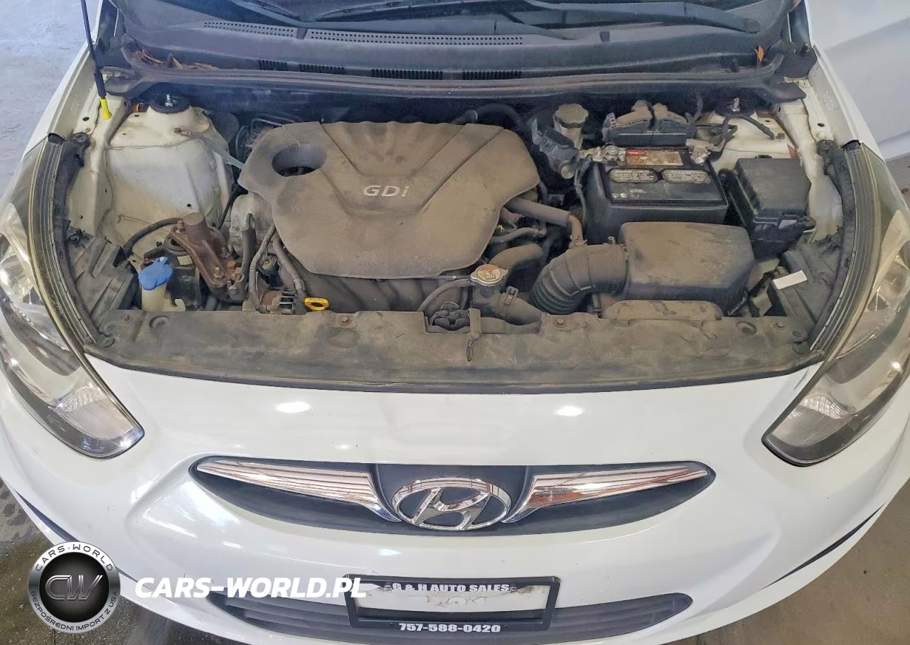 2012 Hyundai Accent Gls VIN:KMHCT4AE1CU261541 - 11