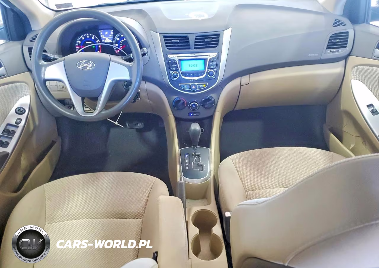 2012 Hyundai Accent Gls VIN:KMHCT4AE1CU261541 - 8