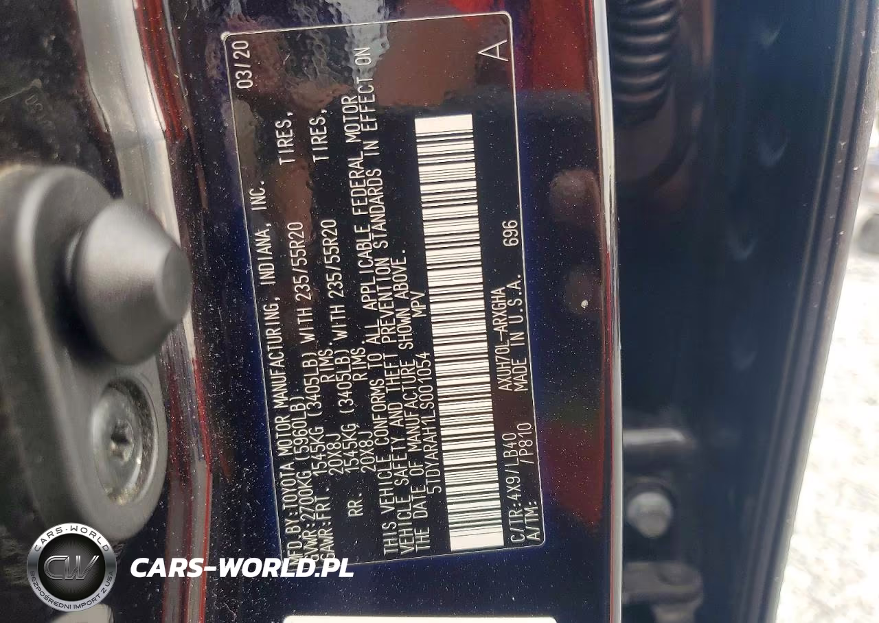2020 Toyota Highlander Hybrid Limited VIN:5TDYARAH1LS001054 - 14