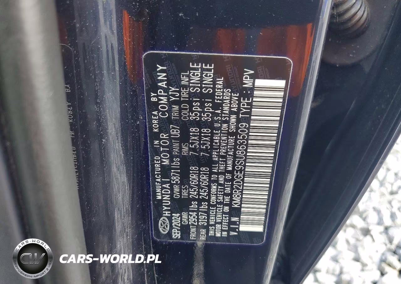 2025 Hyundai Palisade Sel VIN:KM8R2DGE9SU863509 - 13