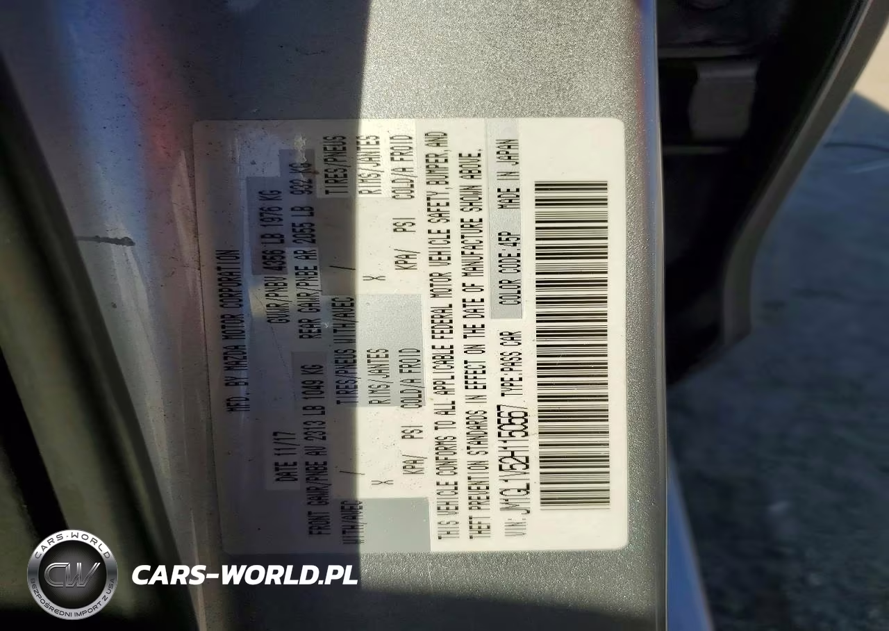 2017 Mazda 6 Touring VIN:JM1GL1V52H1150567 - 12