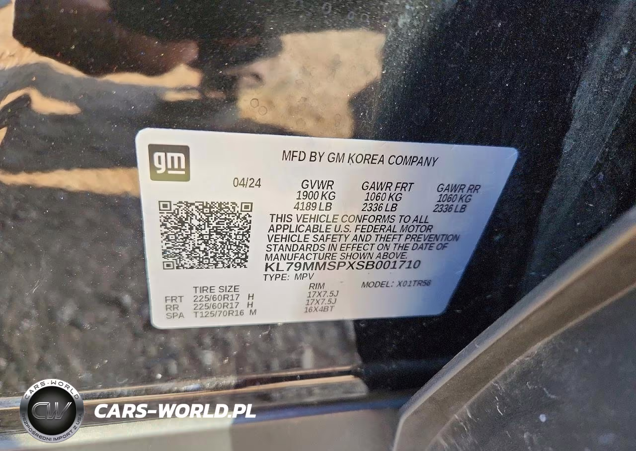 2025 Chevrolet Trailblazer Ls VIN:KL79MMSPXSB001710 - 13