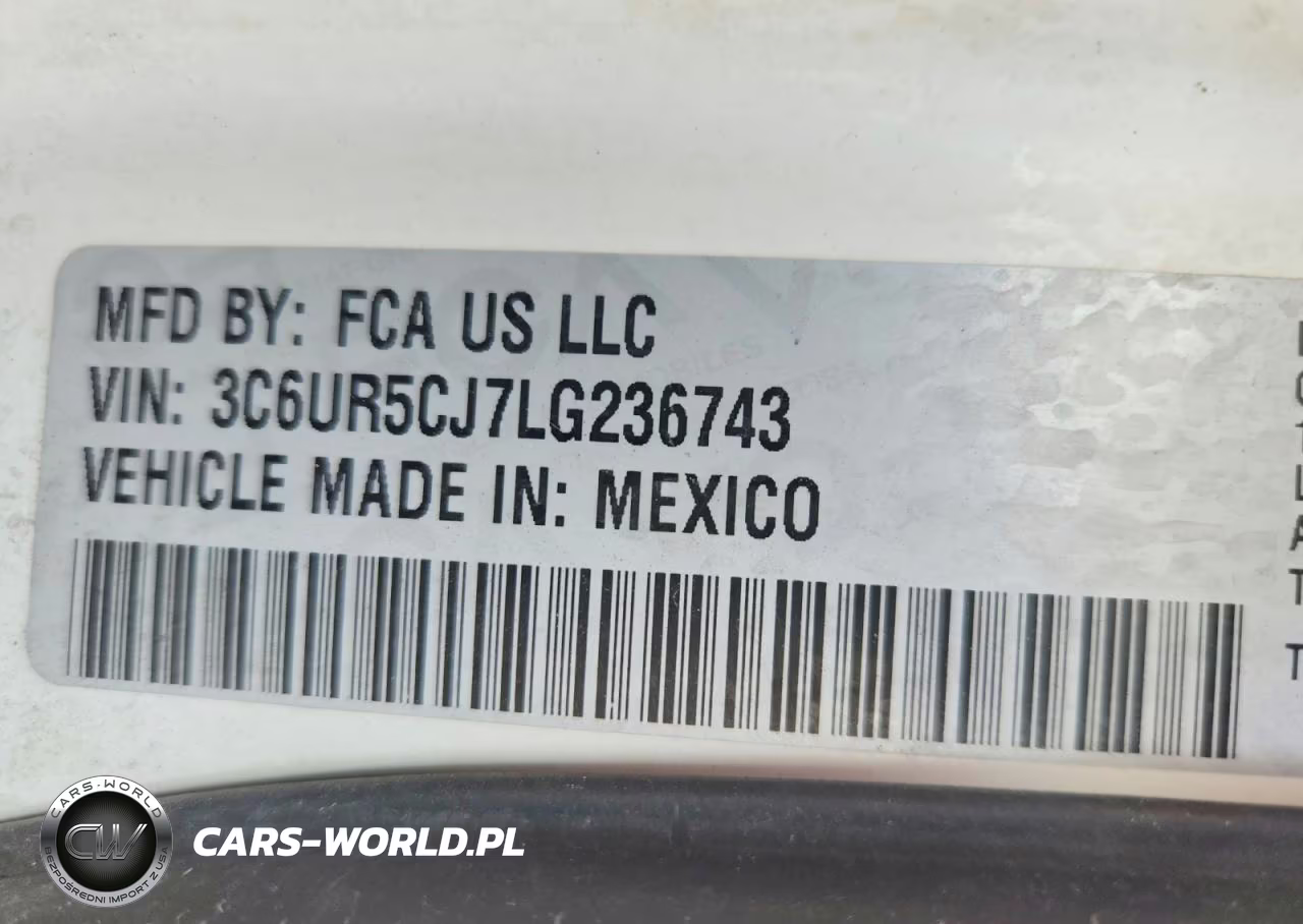2020 Ram 2500 Tradesman VIN:3C6UR5CJ7LG236743 - 12