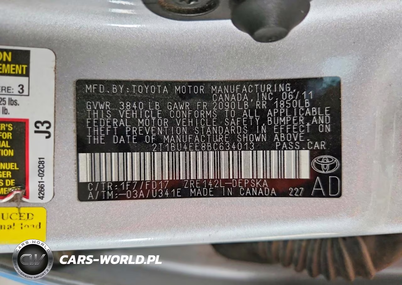 2011 Toyota Corolla S VIN:2T1BU4EE8BC634013 - 12