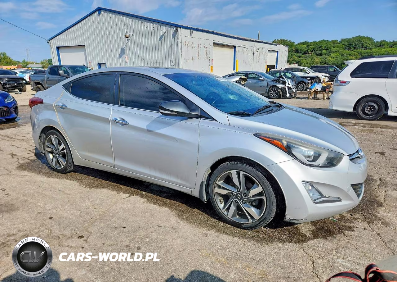 2015 Hyundai Elantra Limited VIN:KMHDH4AE7FU359614 - 4