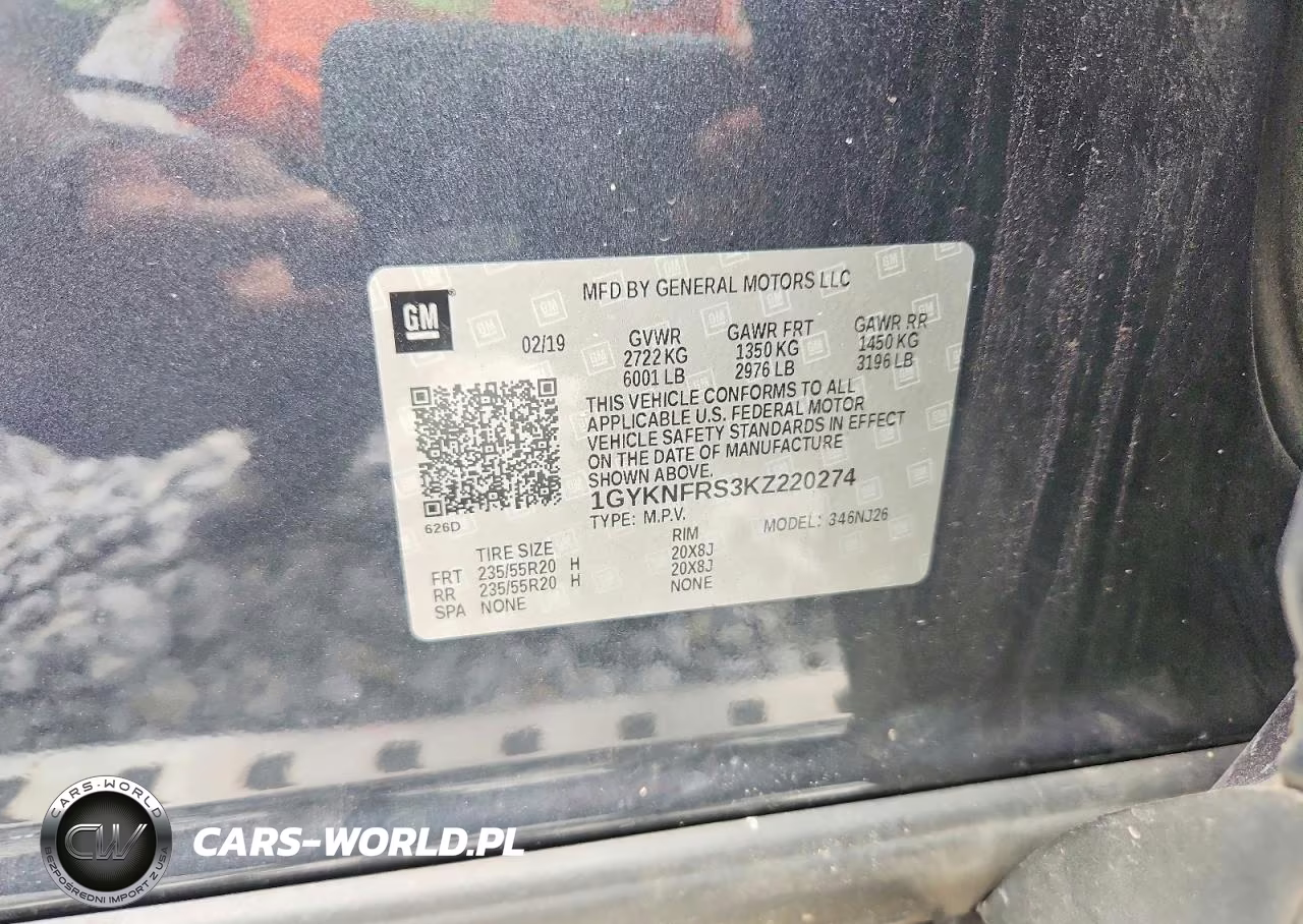 2019 Cadillac Xt5 Premium Luxury VIN:1GYKNFRS3KZ220274 - 13